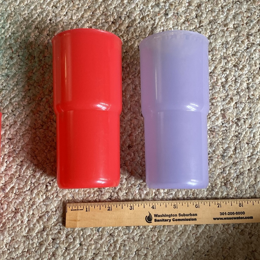 Tupperware cups/tumblers set 6 - Picture 3 of 12